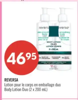 Pharmaprix REVERSA Body Lotion Duo offer