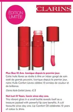 Pharmaprix CLARINS lip Comfort Oil offer