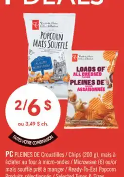 Pharmaprix PC Chips, Microwave or Ready-To-Popcorn offer