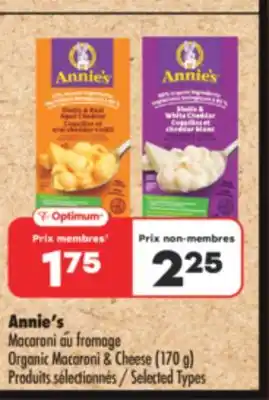 Pharmaprix Annie's Organic & Cheese (170g) offer