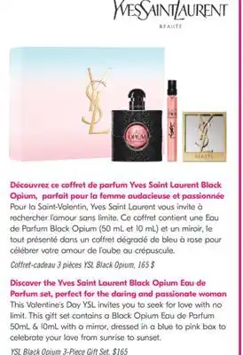 Pharmaprix YSL Black Opium 3-Piece Gift Set offer