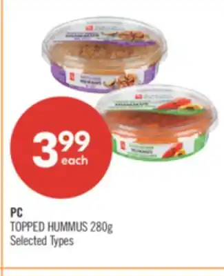 Pharmaprix TOPPED HUMMUS offer