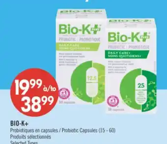 Pharmaprix BIO-K+ Probiotic Capsules offer