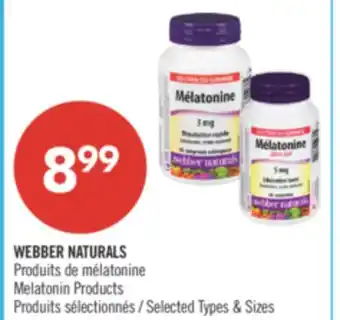 Pharmaprix WEBBER NATURALS Melatonin Products offer