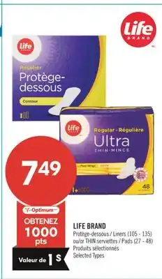 Pharmaprix LIFE BRAND offer