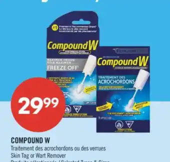 Pharmaprix COMPOUND W Skin Tag or Wart Remover offer