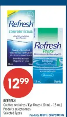 Pharmaprix REFRESH Eye Drops offer