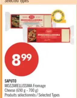 Pharmaprix SAPUTO MOZZARELLISSIMA Fromage Cheese offer