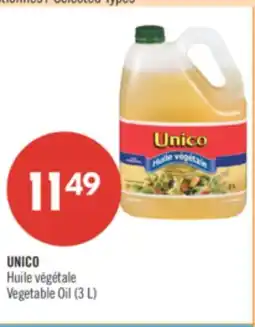 Pharmaprix UNICO Vegetable Oil offer