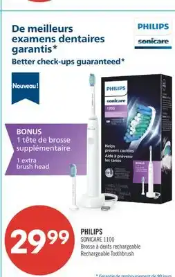 Pharmaprix PHILIPS SONICARE 1100 Rechargeable Toothbrush offer