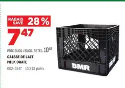 BMR CAISSE DE LAIT offer