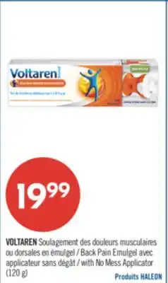 Pharmaprix VOLTAREN Back Pain Emulgel with No Mess Applicator offer