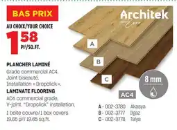 BMR PLANCHER LAMINÉ offer