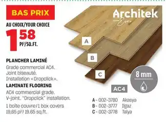 BMR PLANCHER LAMINÉ offer