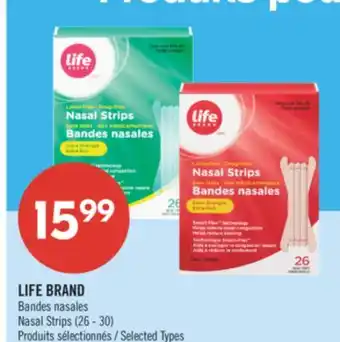 Pharmaprix LIFE BRAND Nasal Strips offer