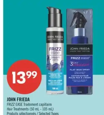 Pharmaprix JOHN FRIEDA FRIZZ EASE Hair Treatments offer