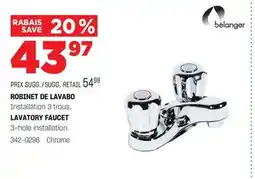 BMR ROBINET DE LAVABO offer