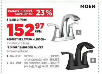 BMR ROBINET DE LAVABO LINDOR offer