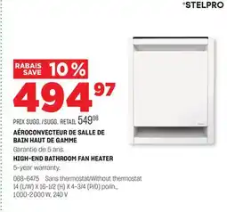 BMR AÉROCONVECTEUR DE SALLE DE BAIN HAUT DE GAMME offer