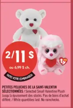 Pharmaprix Selected Small Valentine Plush offer