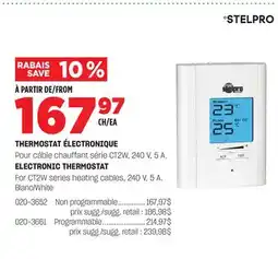 BMR THERMOSTAT ÉLECTRONIQUE offer