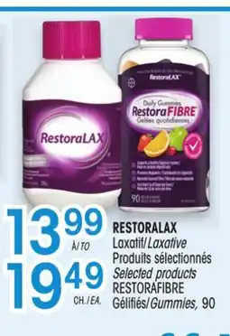 Uniprix RESTORALAX Laxatif/Laxative, RESTORAFIBRE Gélifiés/Gummies offer