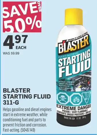 Co-op Blaster starting fluid offer