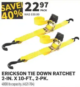 Co-op Erickson tie down ratchet offer