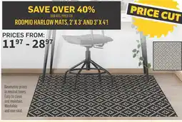 Co-op Roomio harlow mats offer