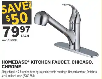 Co-op Homebase kitchen faucet, chicago, chrome offer