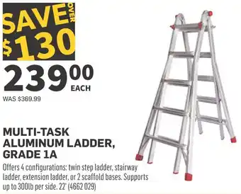 Co-op Multi-task aluminum ladder, grade 1A offer