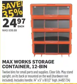 Co-op Max works storage container offer