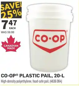 Co-op Co-op plastic pail offer