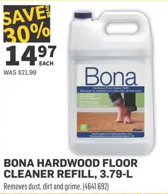 Co-op Bona hardwood floor cleaner refill offer