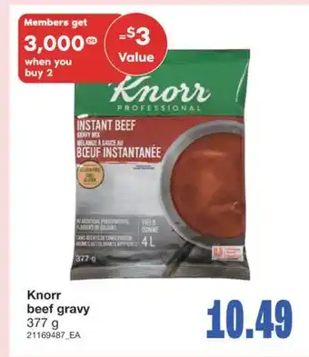 Wholesale Club BEEF GRAVY, 377 G offer