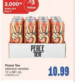 Wholesale Club PEACE TEA, 12 x 691 ML offer