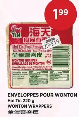 Kim Phat Hoi Tin WONTON WRAPPERS offer