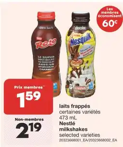 Wholesale Club LAITS FRAPPÉS, 473 ML Nestlé offer