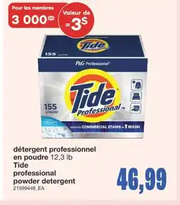 Wholesale Club détergent professionnel en poudre 12,3 lb offer