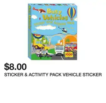 Chapters Indigo STICKER & ACTIVITY PACK VEHICLE STICKER offer