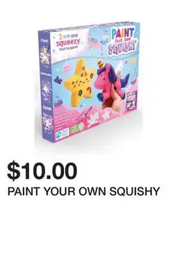 Chapters Indigo PAINT YOUR OWN SQUISHY offer