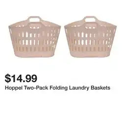 TSC Stores Hoppel Two-Pack Folding Laundry Baskets offer