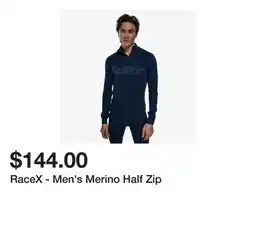 TSC Stores RaceX - Men's Merino Half Zip offer