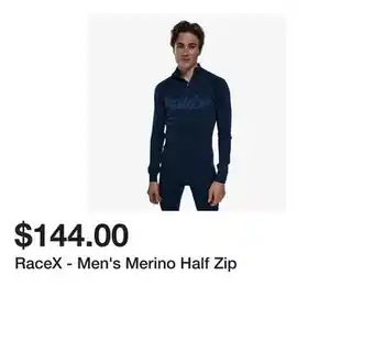 TSC Stores RaceX - Men's Merino Half Zip offer