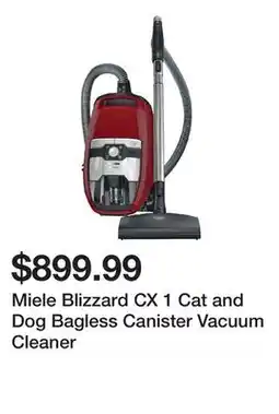 TSC Stores Miele Blizzard CX 1 Cat and Dog Bagless Canister Vacuum Cleaner offer