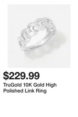 TSC Stores TruGold 10K Gold High Polished Link Ring offer