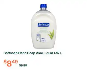 Voilà Softsoap Hand Soap Aloe Liquid 1.47 L offer