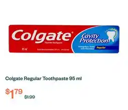 Voilà Colgate Regular Toothpaste 95 ml offer