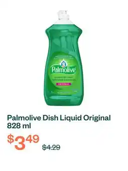 Voilà Palmolive Dish Liquid Original 828 ml offer