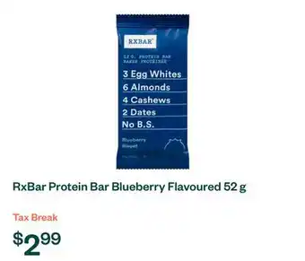 Voilà RxBar Protein Bar Blueberry Flavoured 52 g offer